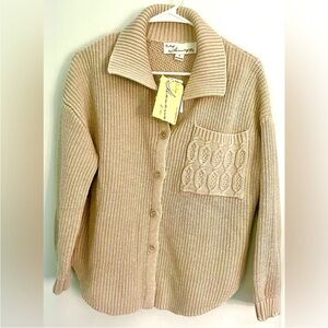 Vintage Havana Button Down Sweater NWOT